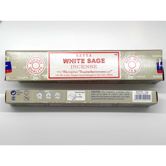 Light Gray Incense: Satya White Sage