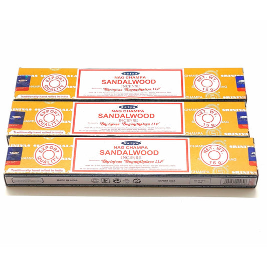 Dark Salmon Incense: Satya Sandalwood