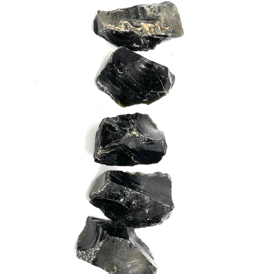 Obsidian Gold Sheen Raw Stone