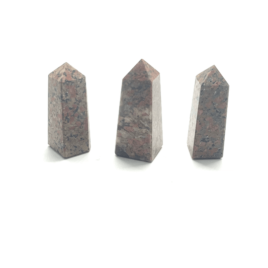 Small Unakite Obelisk