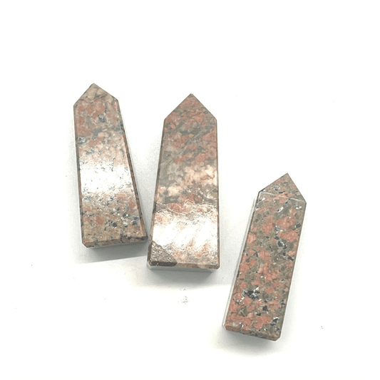 Small Unakite Obelisk