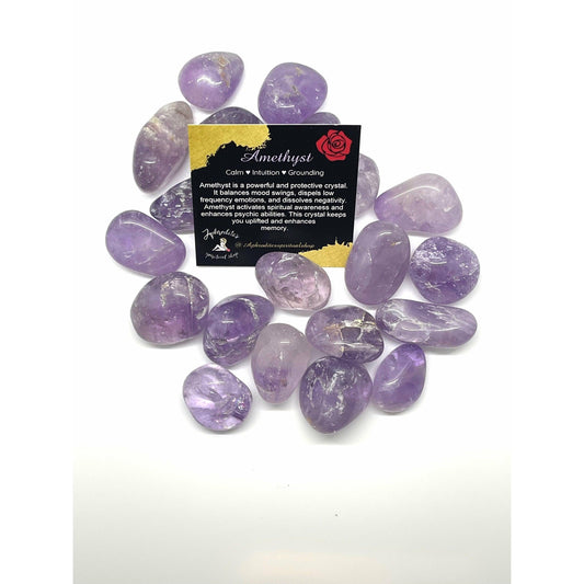 Amethyst Tumbled Stone