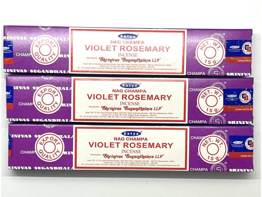 Incense: Satya Violet Rosemary