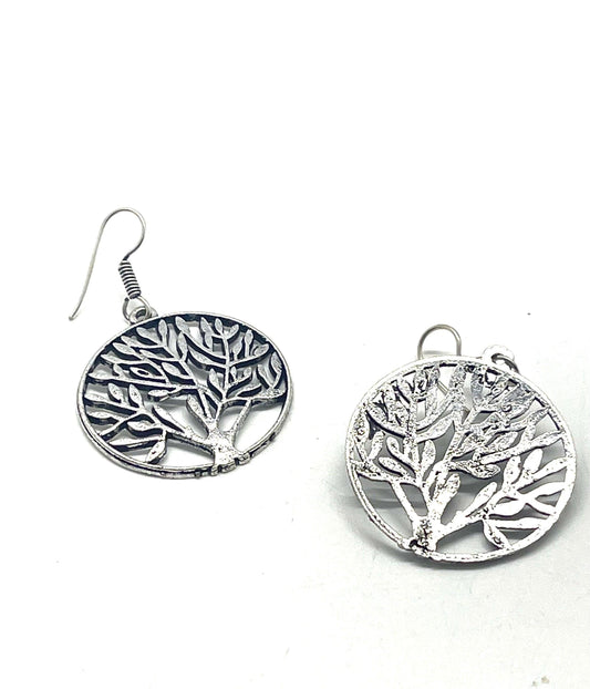 Earrings: tree of life *silver*