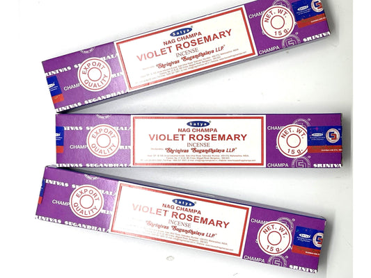 Incense: Satya Violet Rosemary