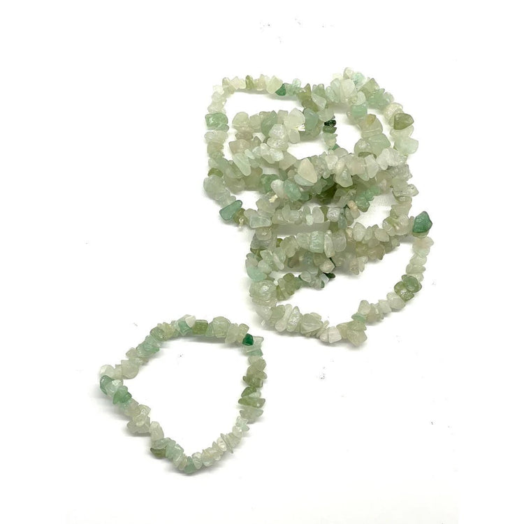 Bracelet: Green Aventurine Chip