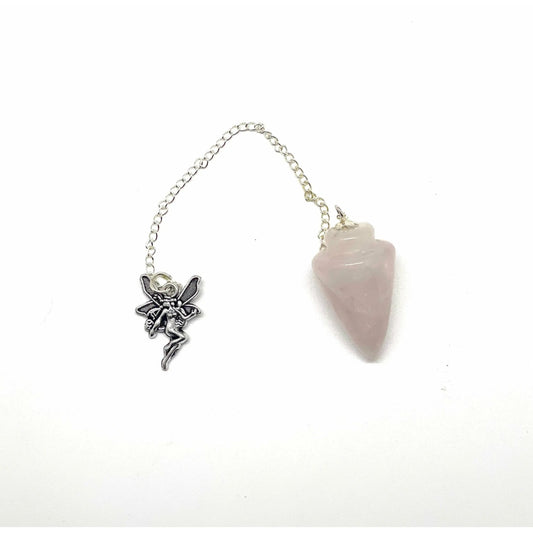 Pendulum: Rose Quartz with Fairy