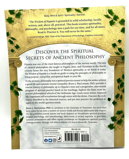 The Wisdom Of Hypatia by Bruce J. Maclennan PHD