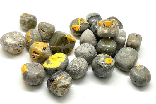 Bumble Bee Jasper Tumbled Stone