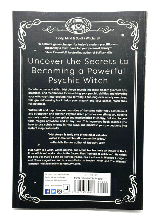 Psychic Witch, Empowerment, Tools and Techniques For Growth and Transformation BY Mat Auryn & Devin Hunter