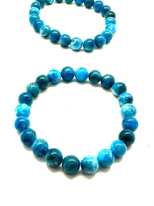 Bracelet: Blue Apatite