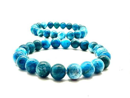 Bracelet: Blue Apatite