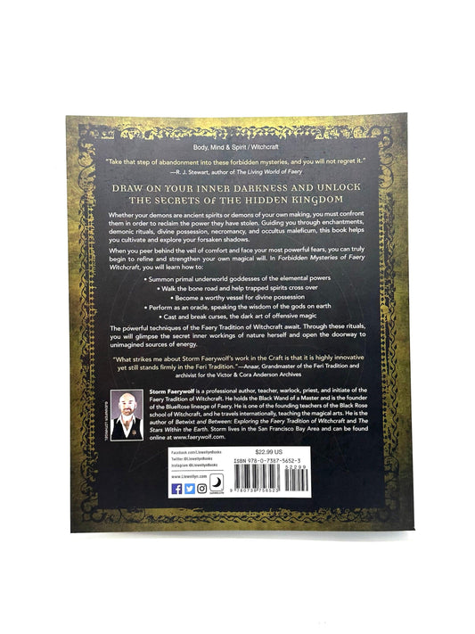 Forbidden Mysteries of Faery Witchcraft by Storm Faerywolf