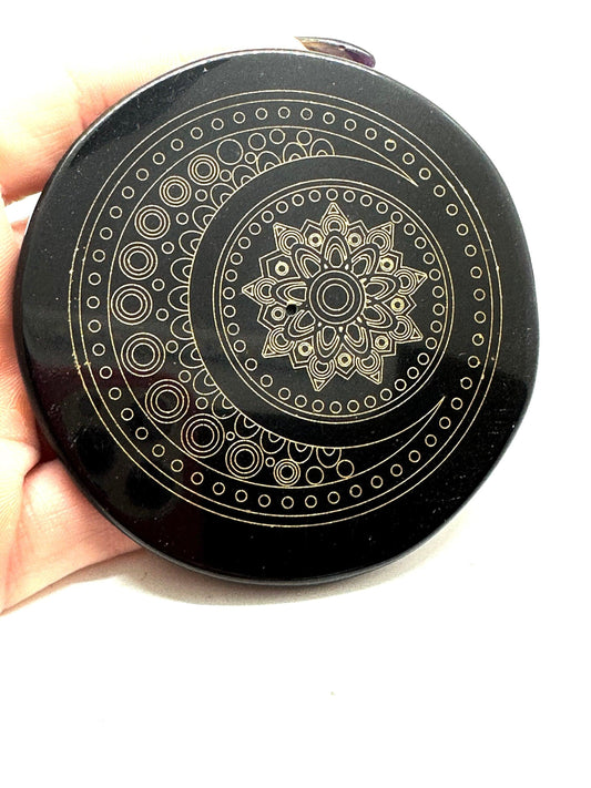 Burner: Crescent Moon Mandala Incense Burner