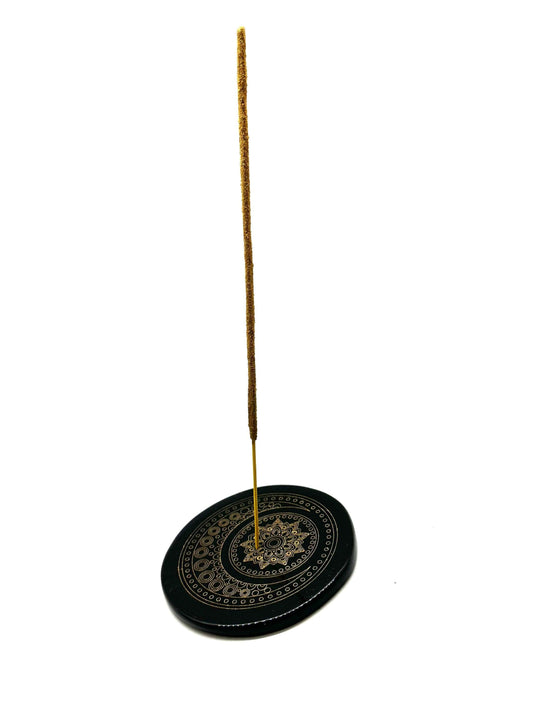 Burner: Crescent Moon Mandala Incense Burner