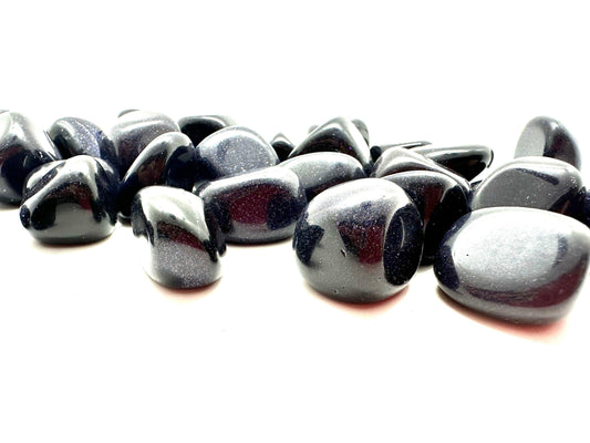 Blue GoldStone Tumbled Stone