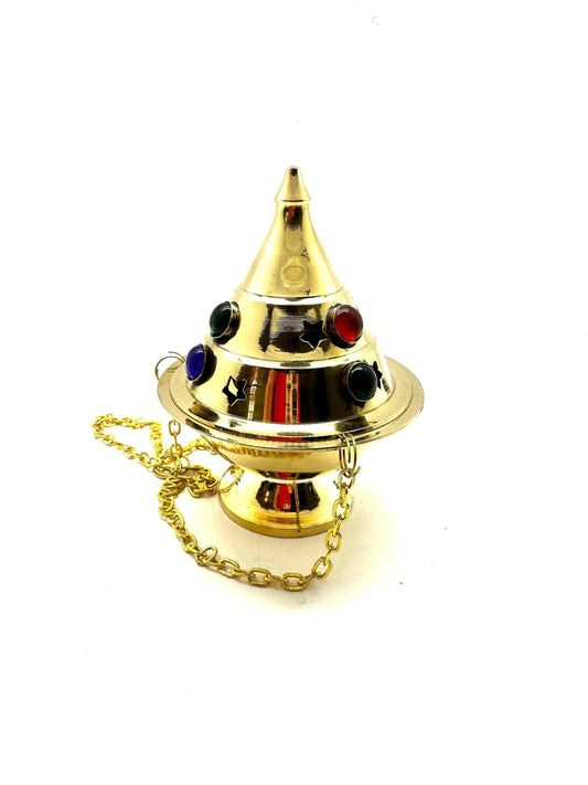 Brass Hanging Censer Burner