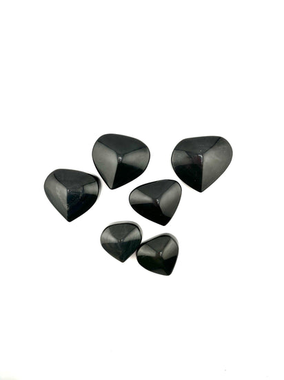 Obsidian Rainbow Hearts *Multiple Sizes*