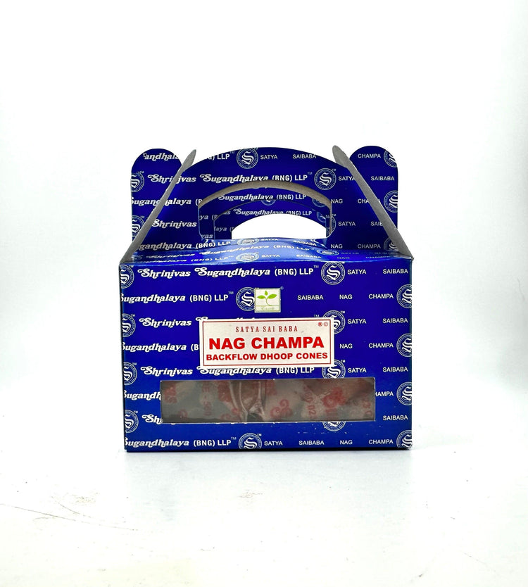 Incense: BackFlow cones-Satya, Nag Champa