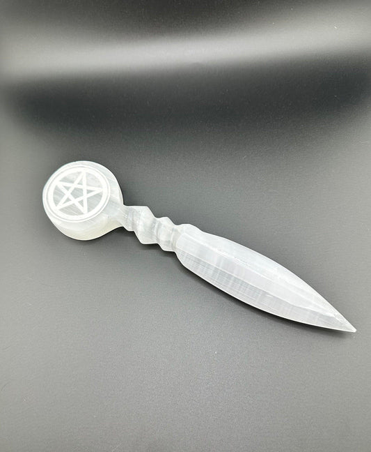 Selenite Athame