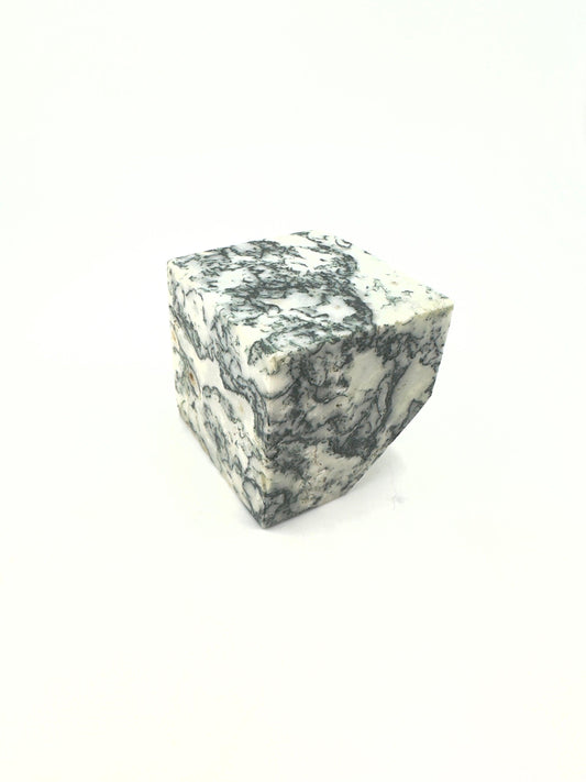 Moss Agate Cube