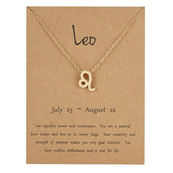 Leo Charm Necklace Gold/Siver