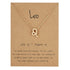 Leo Charm Necklace Gold/Siver