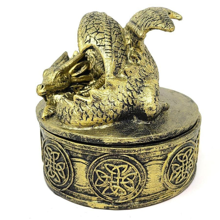 Resting Dragon Trinket Box