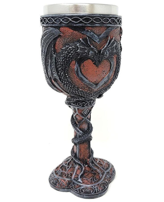 Medieval Dragon Heart Goblet