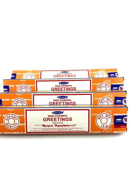 Incense: Satya Greetings incense sticks