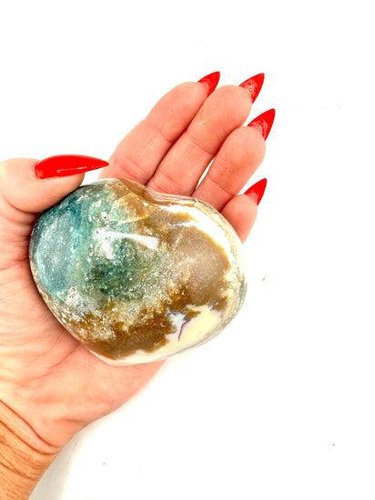 Heart Ocean Orbicular Jasper 3