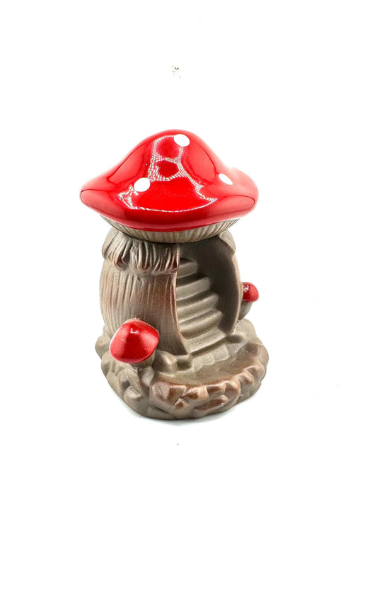 Mushroom House Backflow Incense Burner